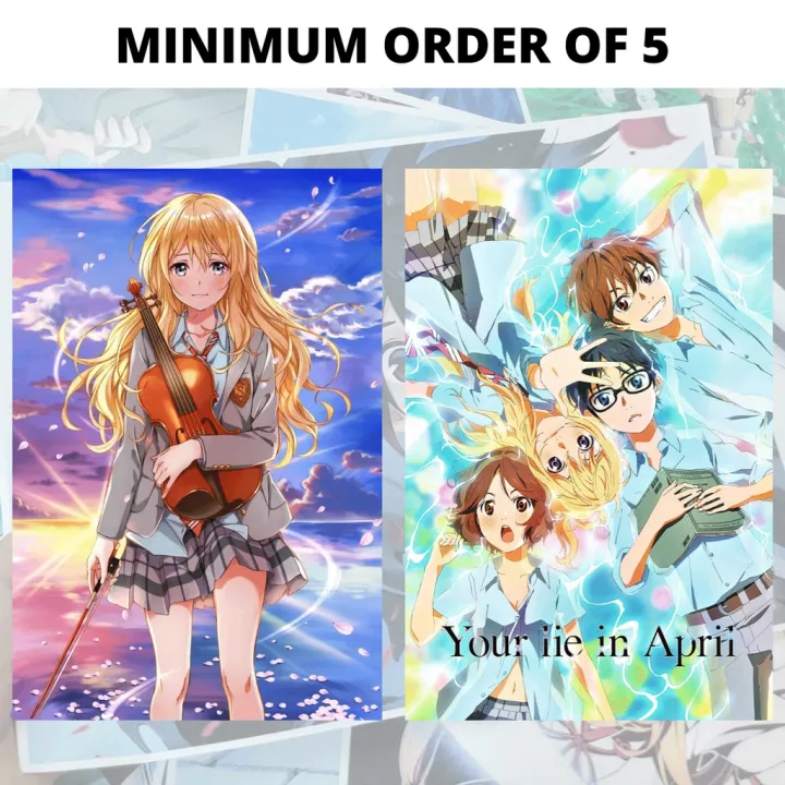 Shigatsu Wa Kimi No Uso Posters for Sale