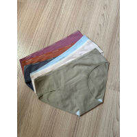 แพ็ค10 สะโพกถึง39-40” ไร้ขอบผ้าคอตตอนขอบลายภาษาอังกฤษ