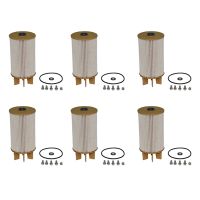 6X Fuel Filter Part Number 16403-4KV0A Fuel Filter Elements Fuel Water Separator for Nissan Navara Np300