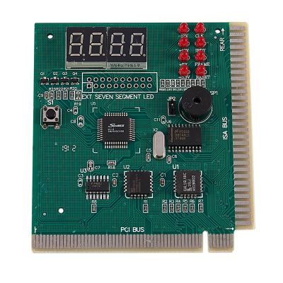 PC Motherboard Diagnostic Card 4-Digit PCI/ISA POST Code Analyzer