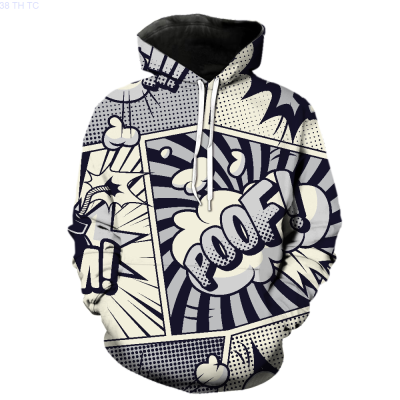 Explosion Pattern 2022 Hot Sale BOOM Mens Hoodies Oversized Teens Pullover Casual Tops With Hood Jackets Cool Long Sleeve Funny Size:XS-5XL