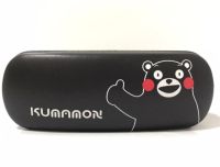 KUMAMON  black คุมะมง   กล่องแว่น  กล่องแว่นตา  กล่องแว่นน่ารัก ตลับแว่น   ลาย คุมะมง ยกนิ้วโป้ง  สวยงาม น่าใช้งาน   สีดำ น่ารัก น่าใช้งาน  BY NOEYNEST