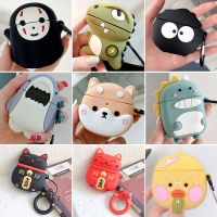 【CC】 Soft Silicone Earphone Buds 3 Headphone Cartoon Airdots 3pro Earbuds Cover