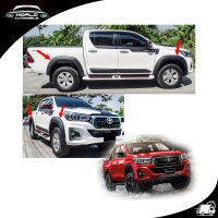 คิ้วล้อ ทรงเรียบ 6 นิ้ว ทรง TRD ใส่ตัวยกสูง โตโยต้า ไฮลัค รีโว้ ล็อคโค สี ดำด้าน Hilux Revo Rocco Toyota 2 , 4 ประตู ปี2018-2019 ขนาด มีบริการเก็บเงินปลายทาง