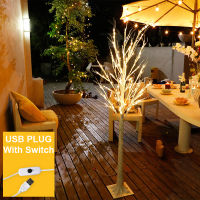 90cm 35.5inch Height Birch Tree LED Light 60LEDs Landscape Night Light for Home Party Wedding Holiday Christmas USB D20