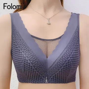 FallSweet Thin Cup Wireless Bras for Women Hollow Out Lightly Lined Bras 32  to 40