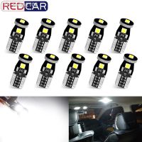 ❃⊙☋ 10Pcs T10 Led Canbus W5W Led Bulbs 168 194 6000K White Signal Lamp Dome Reading License Plate Light Car Interior Lights Auto 12V