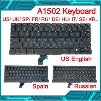 A1502ทดแทนสำหรับเรตินา13 A1502ฝรั่งเศสสเปนรัสเซียเยอรมัน Keyboard Korea