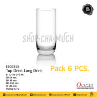 **โปรดอ่าน** 6B00313 TOP DRINK LONG DRINK 13 1⁄4 oz. (375 ml) Pack 6 Ocean 1B00313