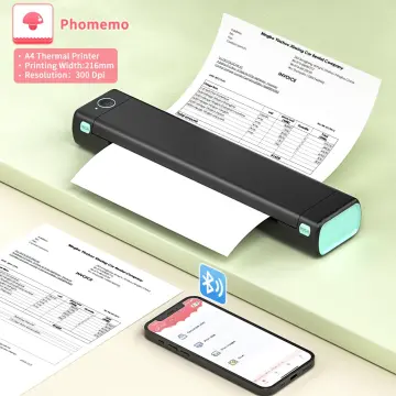 A4 Printing Portable Mini Bluetooth High-definition Printer Remote