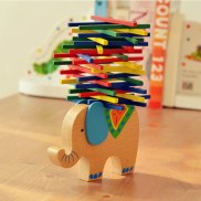 Animal Balancing Building Blocks Elephant Camel Wooden Toy Montessori