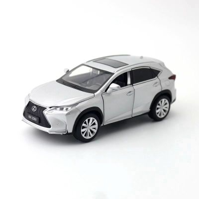 1:32 Scale JACKIEKIM Diecast Toy Model Lexus NX200T SUV Sport Car Pull Back Sound Light Educational Collection Gift Children