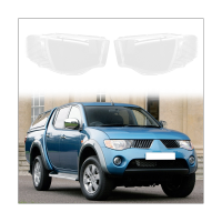 ฝาครอบเลนส์ใสโป๊ะโคมไฟไฟหน้าซ้ายรถยนต์สำหรับ Mitsubishi L200 Triton 2005-2014