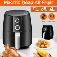 5L/6L Health Fryer Cooker Smart Touch LCD Airfryer Pizza Oil free Air Fryer 1350W Multi function Smart Fryer for French Fries