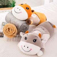 Backpack Air Conditioner By Plush Toy Car Sofa Two in One Sleeping Pillow Nap Blanket，Office Lunch Break Lovely Pillow