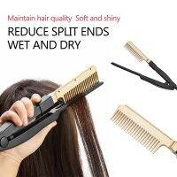 Hair Straightener Wet And Dry Portable Comb Hair Press Iron Comb Hot Heating Comb Electric Straightener Comb Hair Fast Warm-up