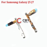 ต้นฉบับเหมาะสำหรับ Samsung Galaxy J5 J510 2016 J7 J710สวิตช์เปิดปิดปุ่มปุ่มเปิดปิดเฟล็กซ์