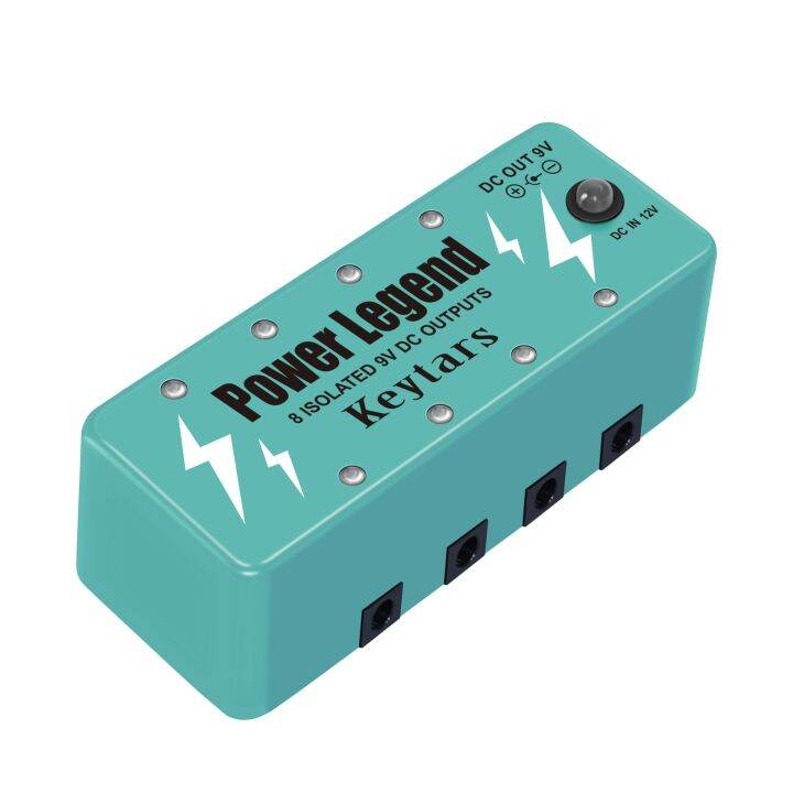 Keytars LEF329 Mini Power Pedal Guitar Pedals Power Supply Multi Circuit Power 8 Isolated 9V
