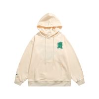 ◑♙ ATN mens clothing 22 autumn clothing mens and womens hip-hop love flocking embroidered hooded sweater couple street bf all-match coat