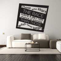 [COD] Start the Race Quote Room Bedroom Decal Removable Vinyl Wall Sticker Mural BD357