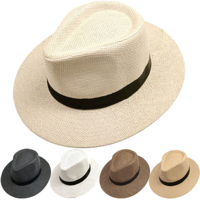 [hot]Large Size Panama Hats For Women Men Handmade Vintage Straw Caps Summer Outdoor Beach Wide Brim Sun Hat Casual Breathable Cap