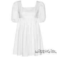 W[]-Women y Short Sleeve Backless Dress