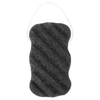 Konjac Sponge Set with Activated Bamboo Charcoal - Body &amp; Facial Sponge Deep Cleansing Sponge for Skin Care