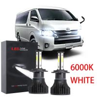 ชุดหลอดไฟหน้าฮาโลเจน LED 2015 6000K แบบเปลี่ยน สําหรับ Toyota Hiace 2007-2021