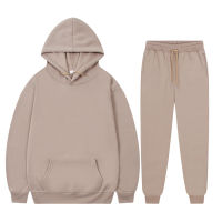 2021 Spring Autumn Solid Color Casual Sets Hoodies+Pants Two-Piece Tracksuit Trendy Sportswear Set Sweatshirt Fashion Women Set