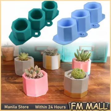 Mini Flower Pot Silicone Mold, Concrete Flower Pot Mold, Cute Planter  Mould, Epoxy Resin Mold,plaster Mold,terrazzo Mold 