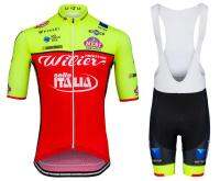 ชุดเสื้อขี่จักรยาน MTB แขนสั้น wilier และกางเกงขาสั้น Bib