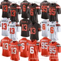 ▣ NFL Rugby football Jersey new style Brown 13Beckham JR 6Mayfield legendary Second generation