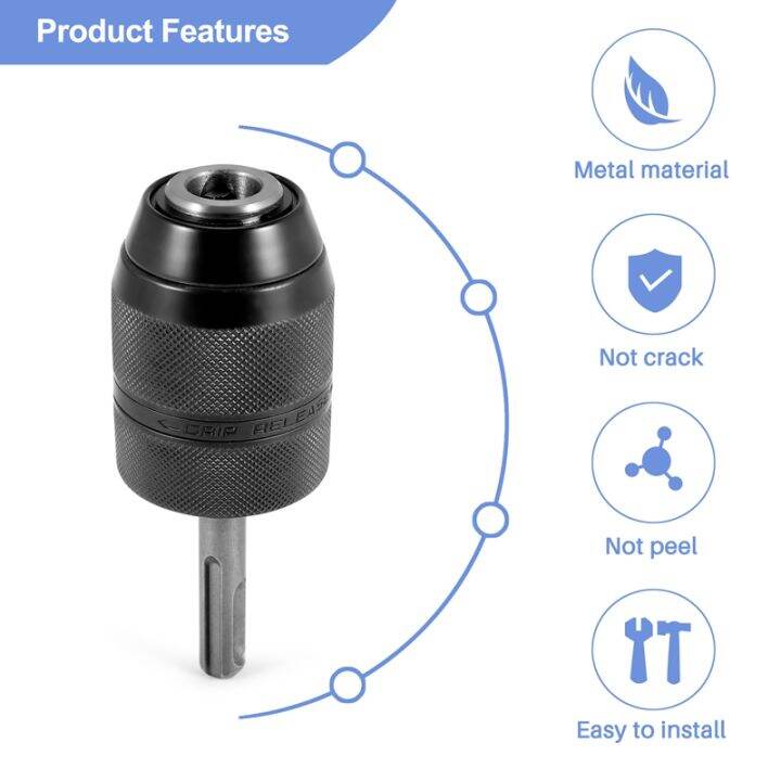 2-13mm-keyless-drill-chuck-with-sds-plus-shank-adaptor-1-2-20unf-impact-drilling-chuck-change-adapter-converter-tool