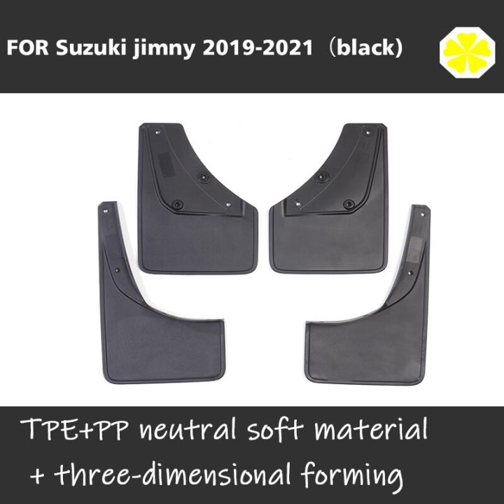 สำหรับ-suzuki-jimny-2019-2020-2021-mudguards-splash-mud-flap-guard-fender-รถอุปกรณ์เสริม-auto-styline-mudflaps-ด้านหน้าด้านหลัง4pcs