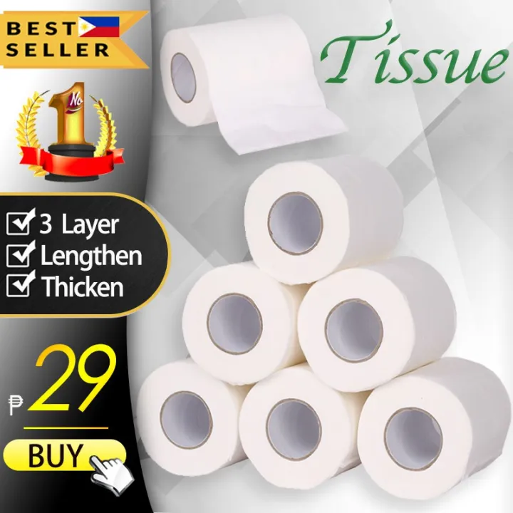 Roll Tissue High Quality Napkin Toilet Paper Facial Tissue Table