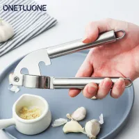 Onetwone Stainless Steel Garlic Presses Ginger Cutters Garlic Press Mincer Crusher Multi-functional garlic Mud Chopper Kitchen Gadgets