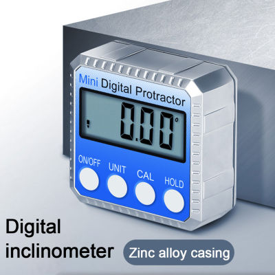 Mini Digital Protractor Angle Finder Portable With Magnet Inclinometer Level Box 360 Degree Universal Electronic Ruler Gauge
