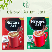 Cafe sữa - cà phê hòa tan Nescafé 3 trong 1 hộp 20 gói 17g
