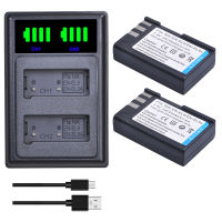 2pcs EN-EL9 EN-EL9A EN EL9 EL9A ENEL9 Batteries + LED Dual Charger for Nikon D40 D40X D60 D3000 D5000 Digital Camera