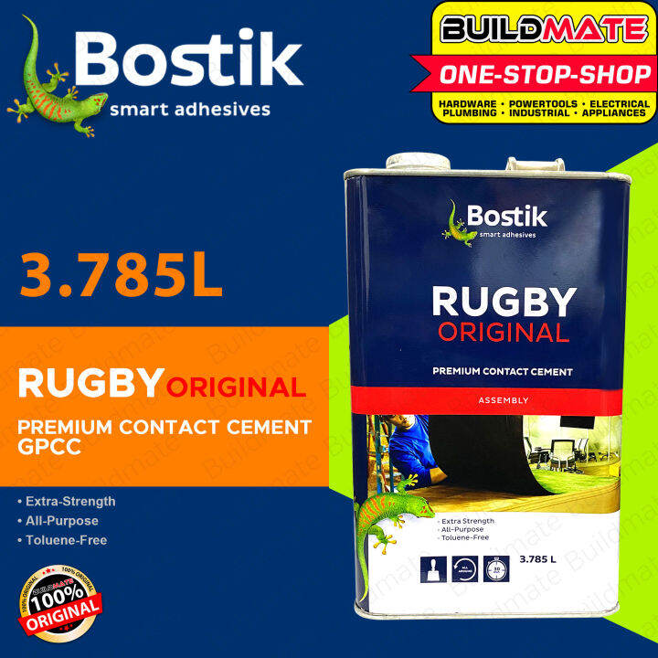 Bostik RUGBY Original/ EXCEL Premium Contact Cement GALLON 3.785L