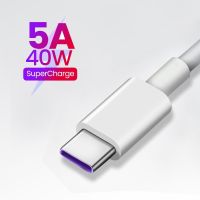 iLEPO 5A USB C Quick Charge Cable USB Type C cable for Huawei SCP P40 Pro Mate 30 P30 Pro 40W PD fast charging for Xiaomi Redmi