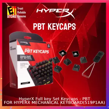 HyperX Full key Set Keycaps - PBT (Black)