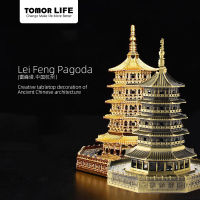 เครื่องตกแต่งงานฝีมือเจดีย์ Lei Fang สถาปัตยกรรมโบราณจีนสร้างสรรค์ Tomor Life