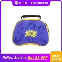 IINE Purple Splatoon Controller Storage Bag Compatible Pro Controller Cases Covers