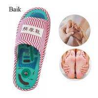 TOP▧☾ baik รองเท้าแตะนวดเท้าแม่เหล็ก acupressure สําหรับผู้หญิงขนาด 36-39 1 คู่