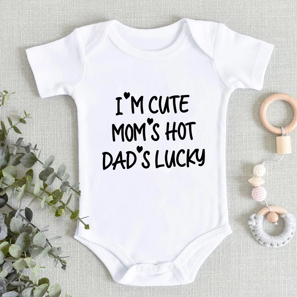 ❖◘ஐ I LOVE MOM amp; DAD Newborn Baby Bodysuits 2023 Best Thing Infant  Onesies Clothes Fashion Aesthetic Summer Ropa De Bebe Niña Chico | Lazada