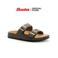 Bata รองเท้าแตะ แบบสวม สำหรับผุ้ชาย สีน้ำตาล - 8544055