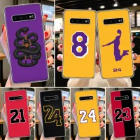 Basketball 23 24 Number Phone Case for Samsung Galaxy S10 Plus S20 FE S21 S22 Ultra Lite S10E S9 S8 + S7 S6 Edge Coque Cover Phone Cases