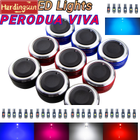 Hardingsun ฟรี T5 Led/3อลูมิเนียม Pcs รถโลหะผสมเครื่องปรับอากาศลูกบิดบวกการปรับเปลี่ยนไฟ Aircond ลูกบิดสำหรับ Perodua Viva Acc