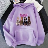 2021 Spring Bratz Letter Girl Sweatshirt Womens Sweet Tops harajuku Fashion Hooded Casual Long Sleeve Jacket Graphic Streetwear